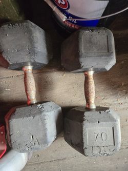 70lb Dumbbells 