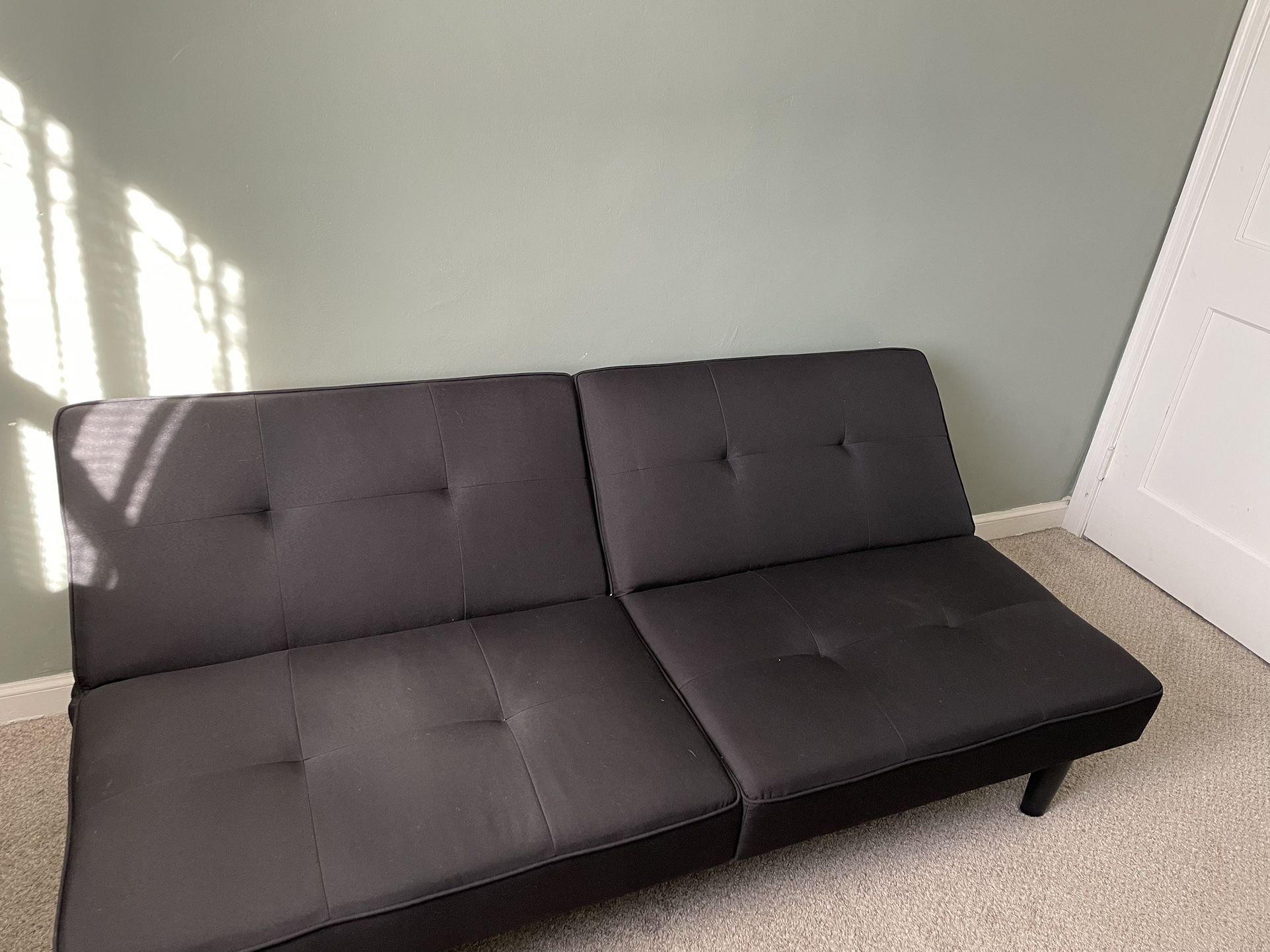 Black Futon Sofa 