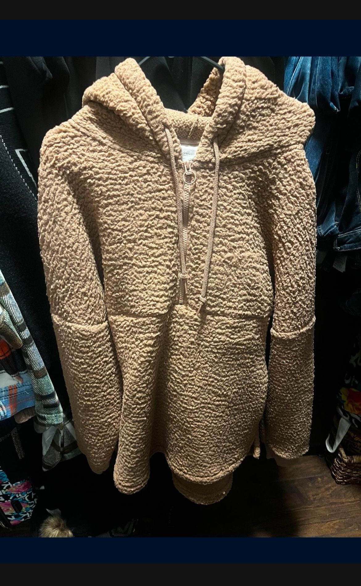 Pink Fleece Sweater