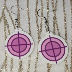 Marvel Hawkeye Fan Art Earrings 