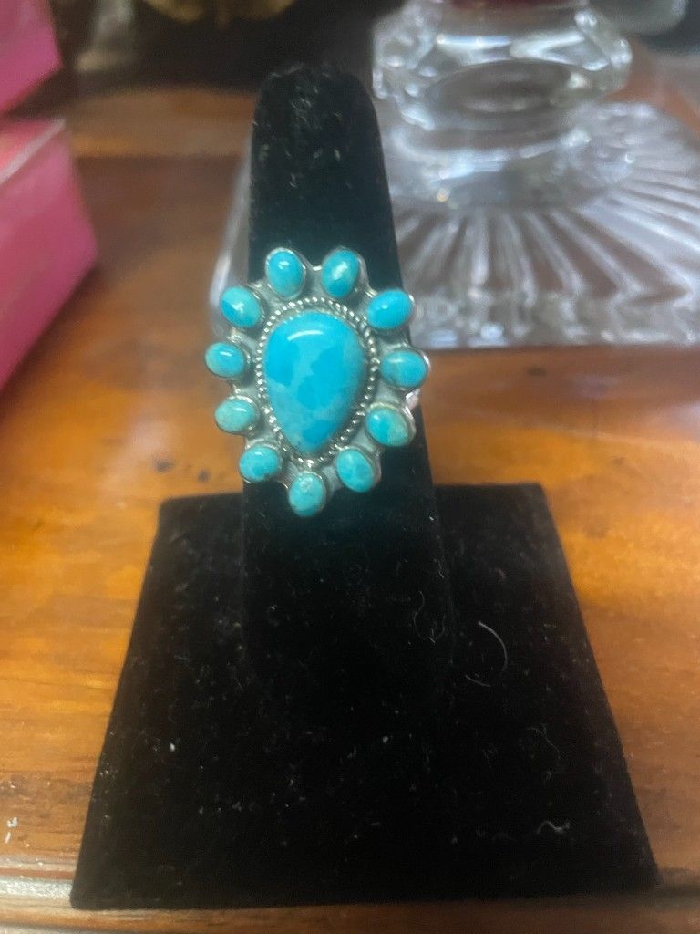 Turquoise Ring Sterling