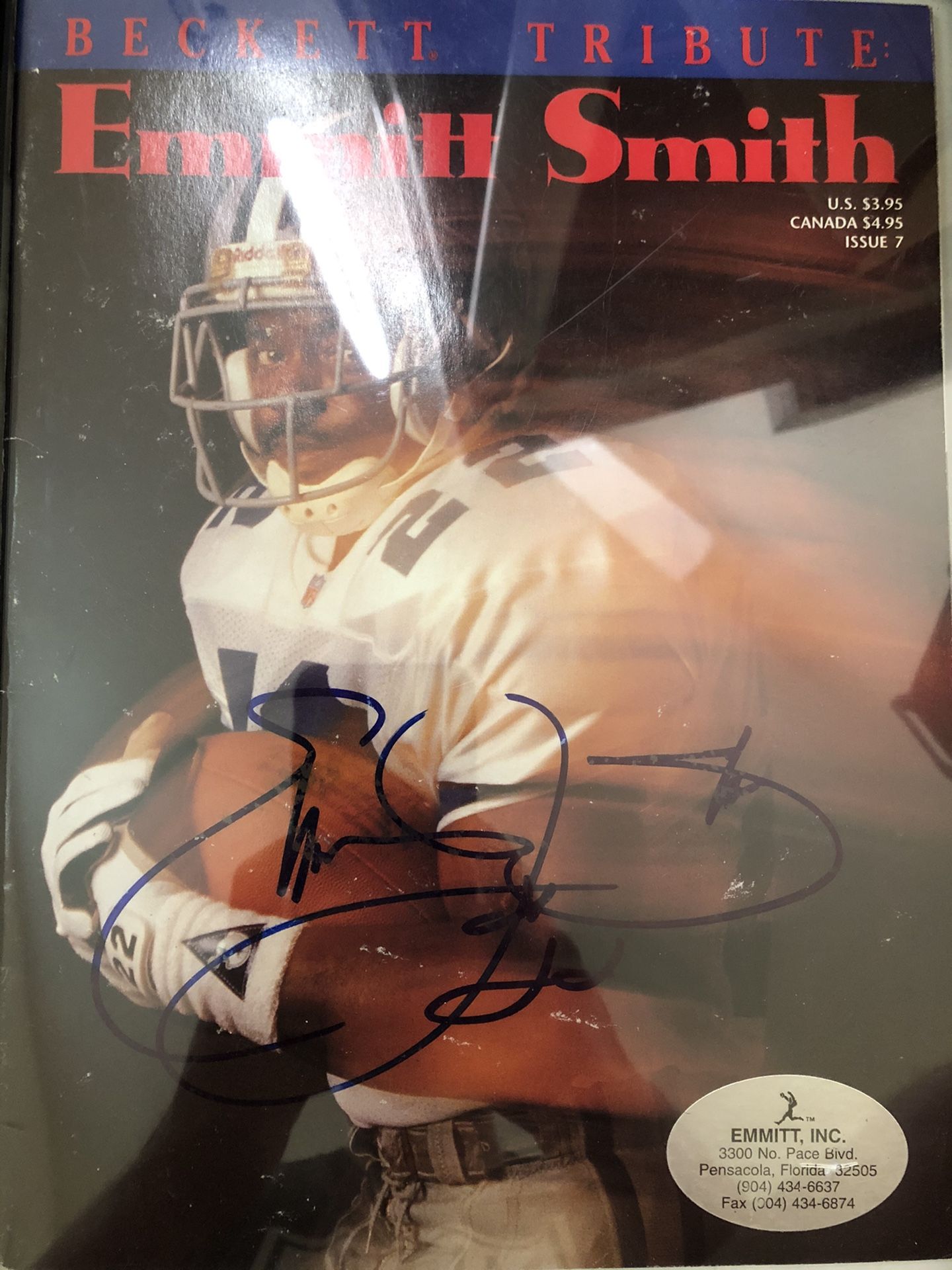 Emmitt Smith Signed Magazine