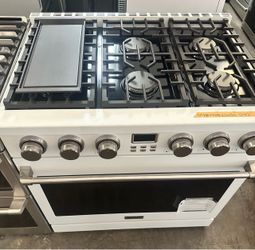 New Thor 36” gas range in white
