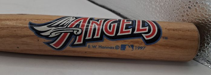 Vintage 1997 Angels Mini Wooden Baseball Bat