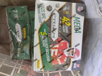 Nfl trading cards 2025 panini mega box