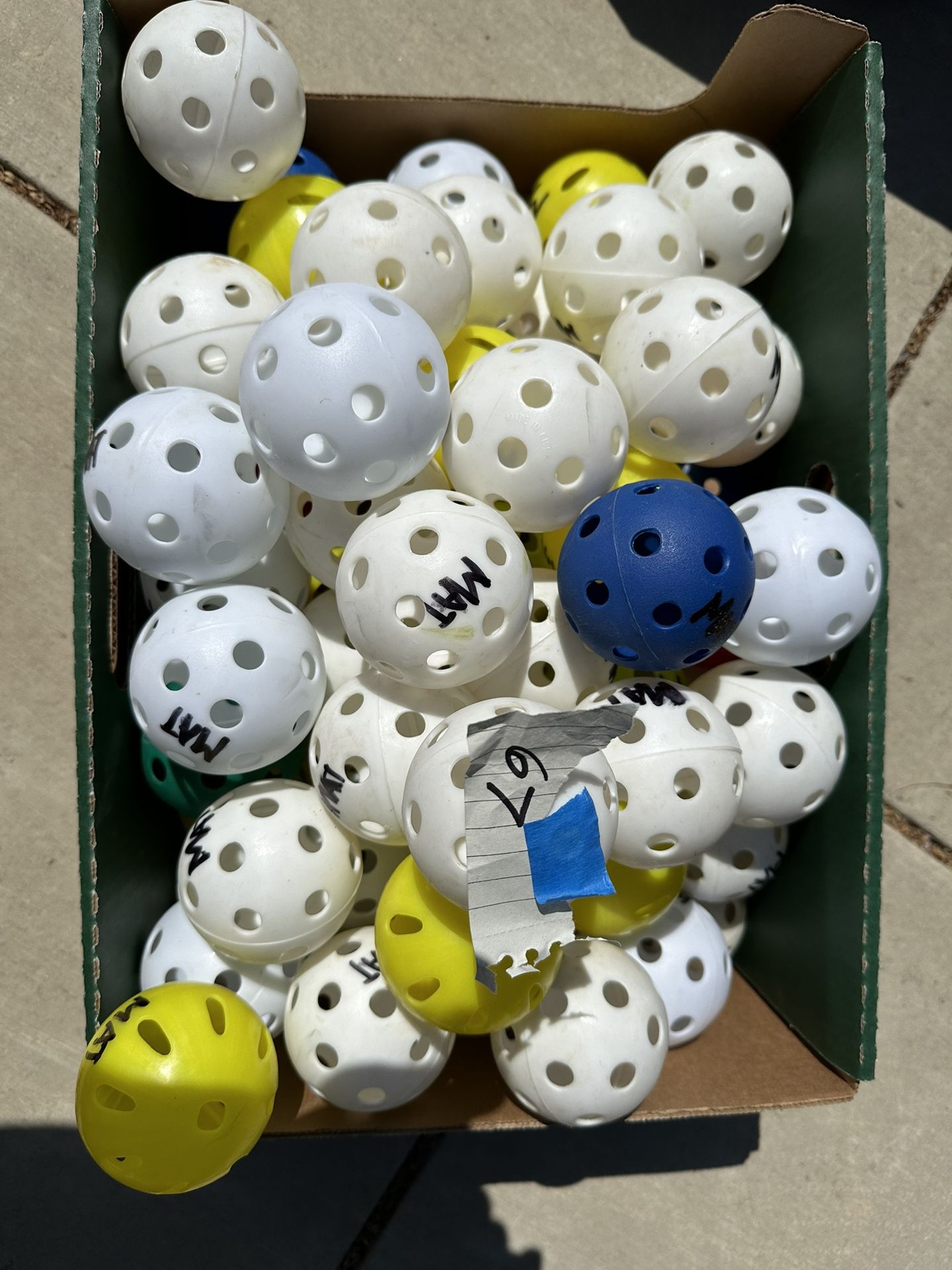 Plastic Baseballs