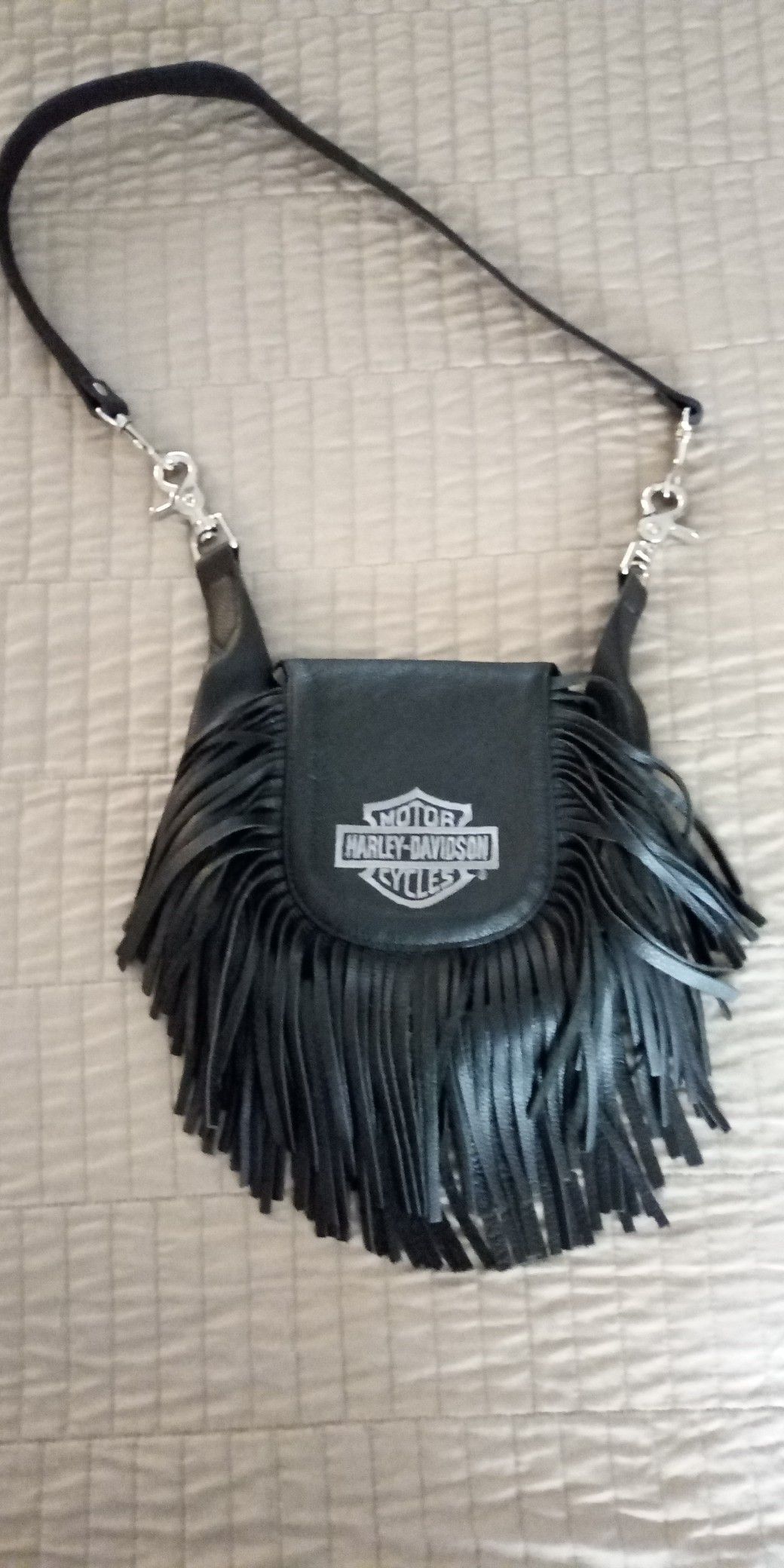 Harley Davidson leather fringed bag for Sale in Virginia Beach, VA - OfferUp
