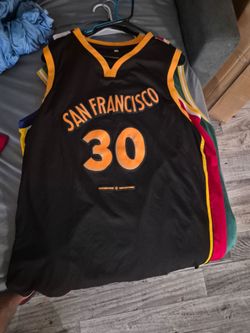 Seth Curry #30  Golden State and Davidson Jerseys