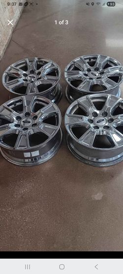18' ford f150 oem chrome wheels