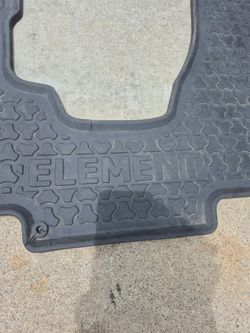 Honda element front and center oem rubber mats