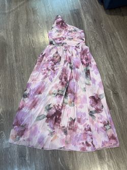 SHEIN One-Shoulder Floral Maxi Dress – Size L – New