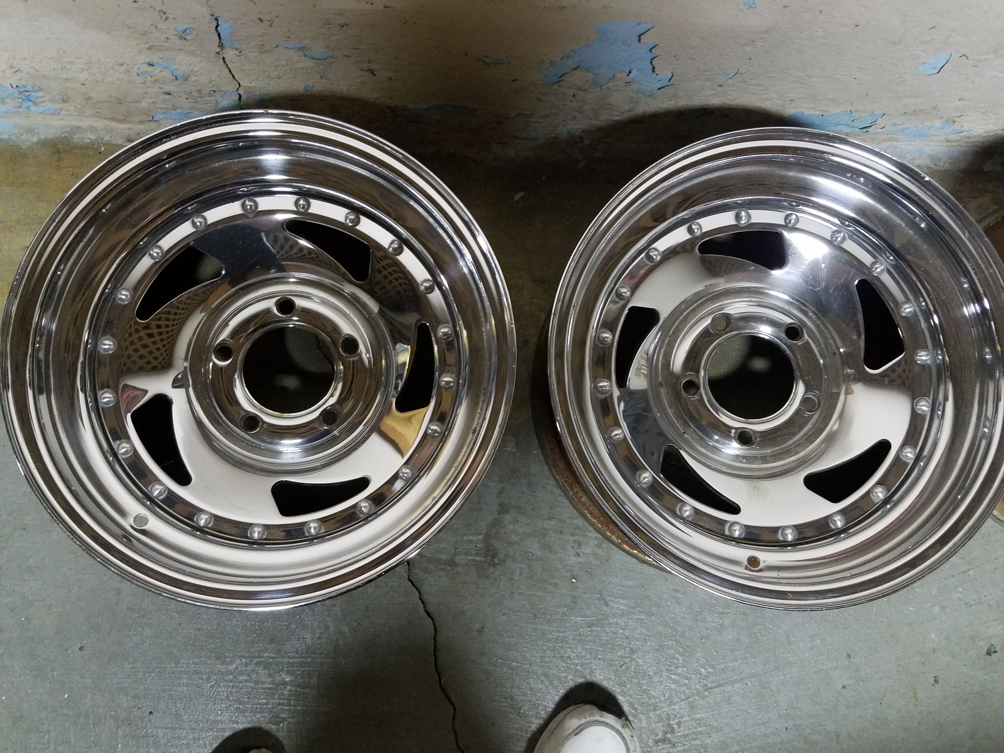 Four Cragar super spoke wheels