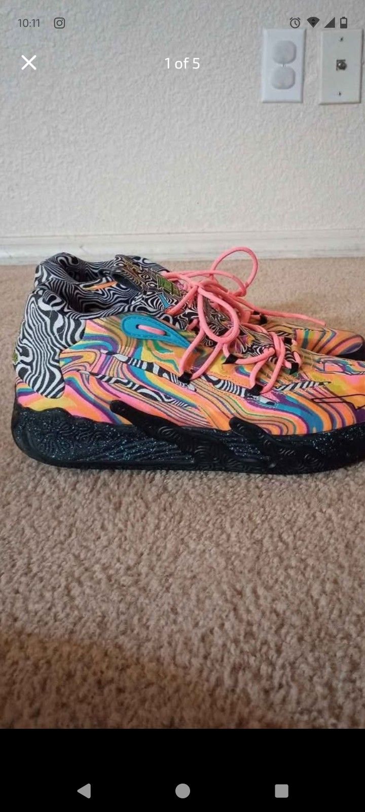 Size 13 Dexter's Lab Melo PUMA Sneakers