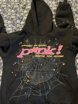 Black Sp5der Hoodie Medium 