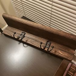 Custom Made Shelf/key/coat Rack