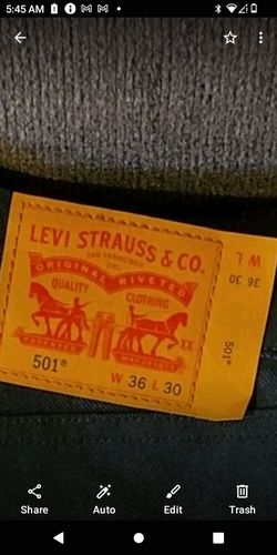 Levi's.  $35
