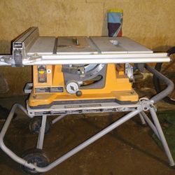 Mobile Ridgid Table Saw Professional