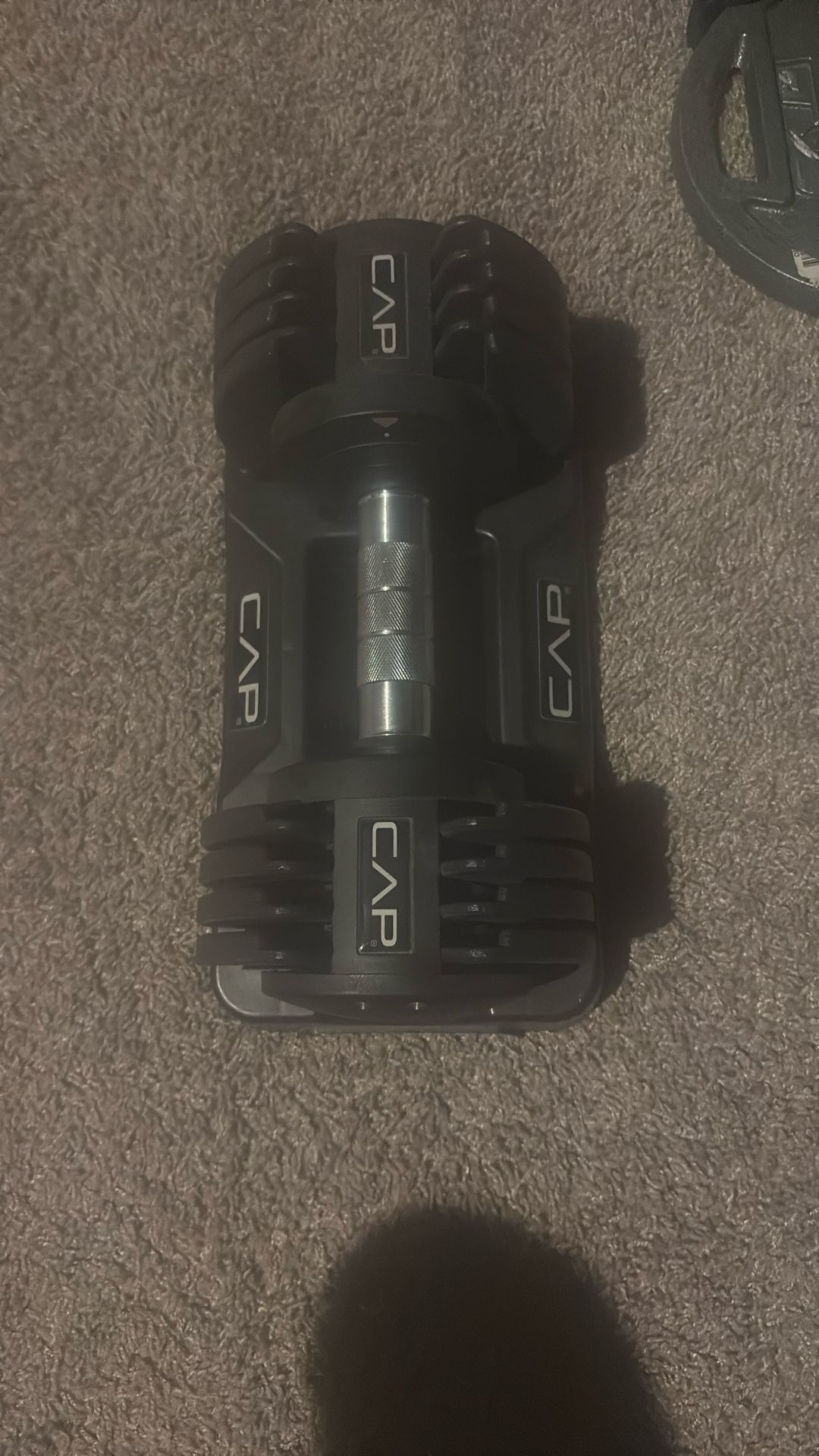 Cap Dumbbell Adjustable Just One Goes Up To 25lbs
