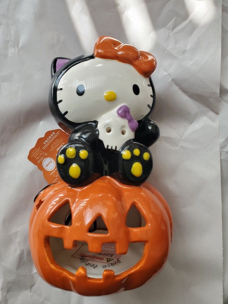 Nwt Hello Kitty Tea Light Ceramic 