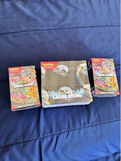 2026 Pokémon Mega Evolution Chaos Rising Booster Box and Booster Bundle 2x Lot