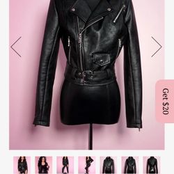 Vegan Leather Jacket