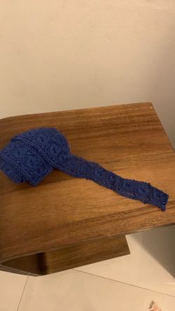Dark blue flower sleeve