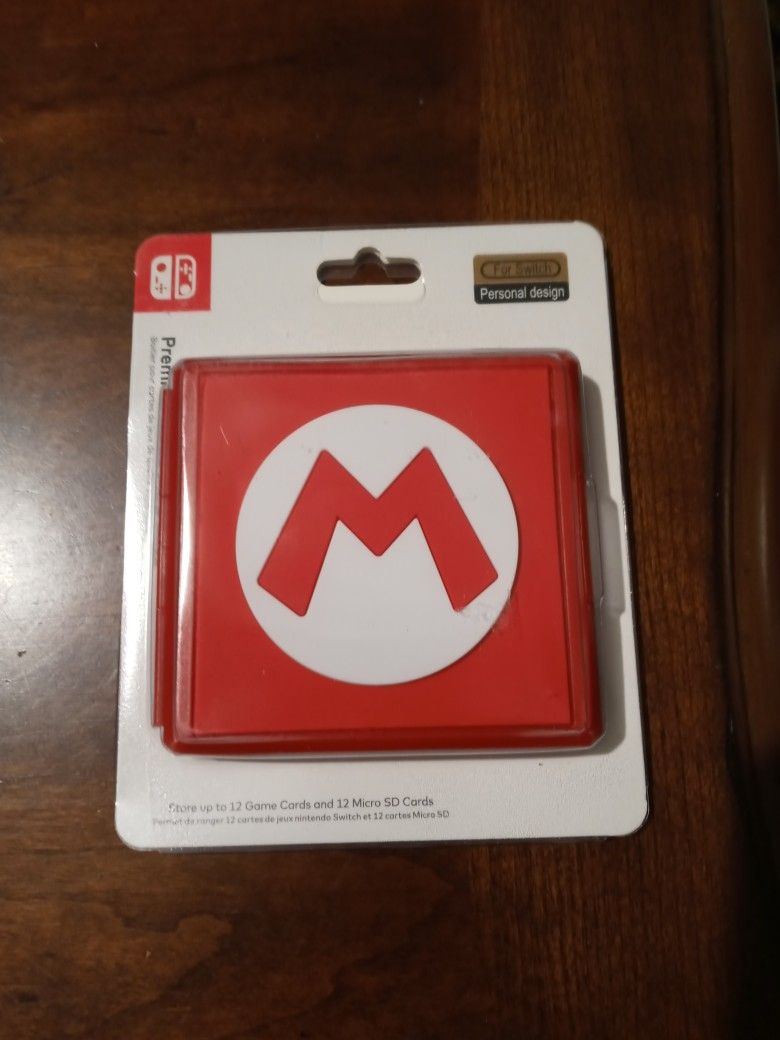 Premium Game Card Case Mario