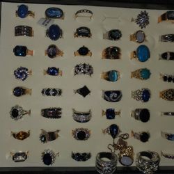 Sterling Silver Gemstone Rings