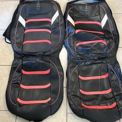 Red And Black Universal Car Seat Covers