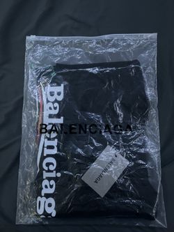 Balenciaga men’s black cotton T shirt XL