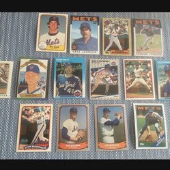 Mets Baseball card lot from the 80s 