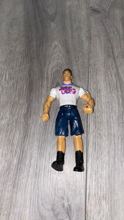 2003 Jakks Pacific WWE Wrestling Figure John Cena White Shirt