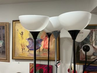 Many floor lamps , and table lamps (all on sale from $5 to $15) all for $50)