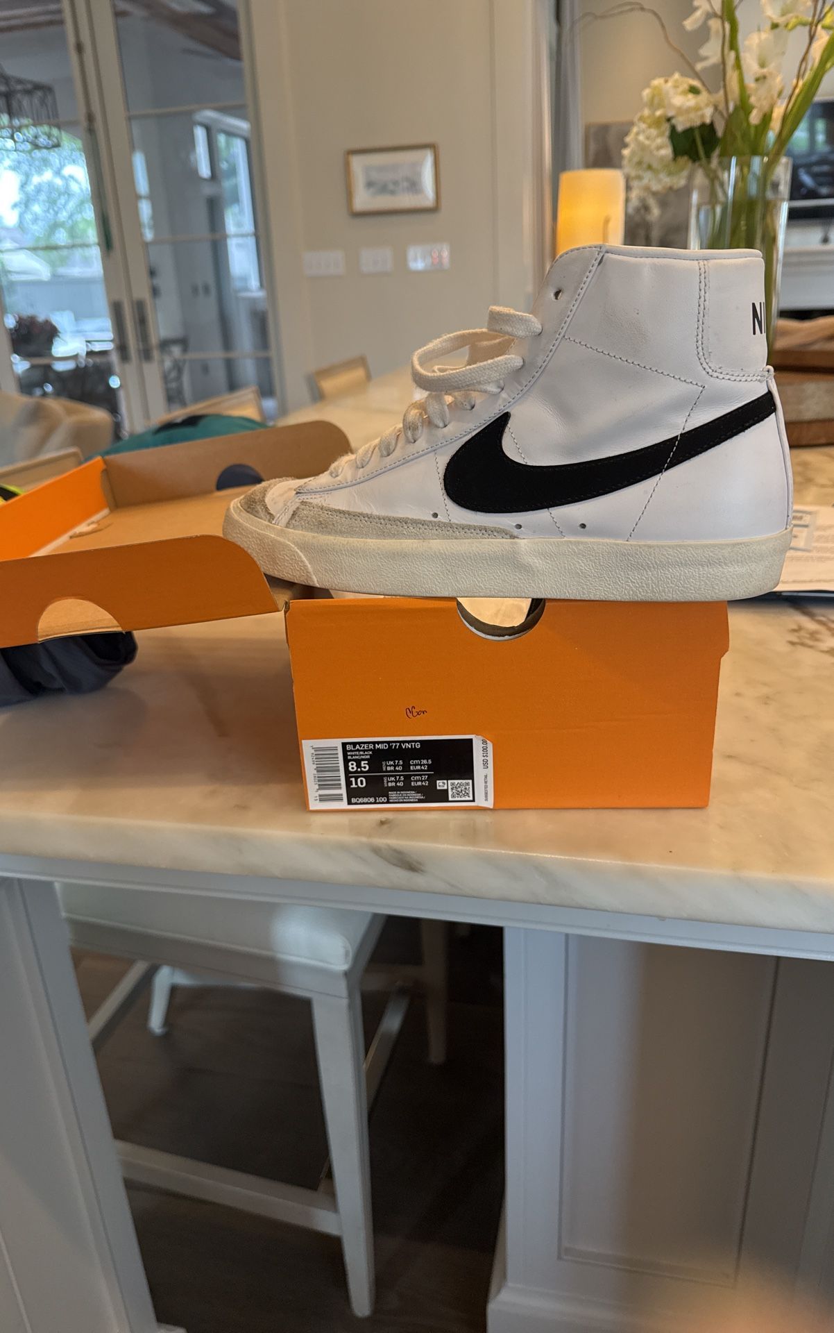 Nike Men's Blazer Mid '77 Vintage, Men’s Size 10,