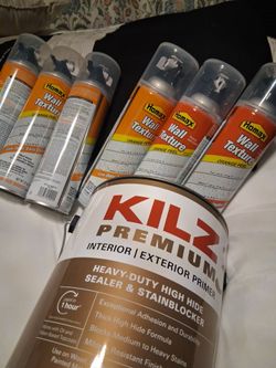 KILZ Premium Primer & Homax Wall Texture Bundle