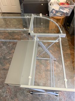Glass Desk