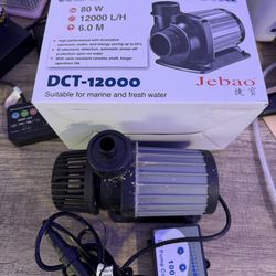 Return Pump Jebao 12000 Aquarium Saltwater Fishtank