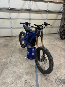 2025 surron lbx (1200 miles) will trade for built super73