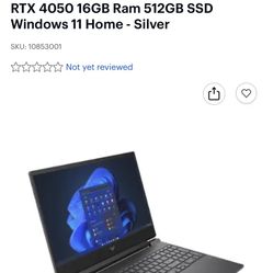 Gaming Laptop Need It Gone Fast