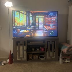 Wooden Mirror tv Stand