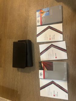 2024 Toyota Camry & Camry Hybrid OEM Owner's Manual Set with Case + Smart Key Fob
