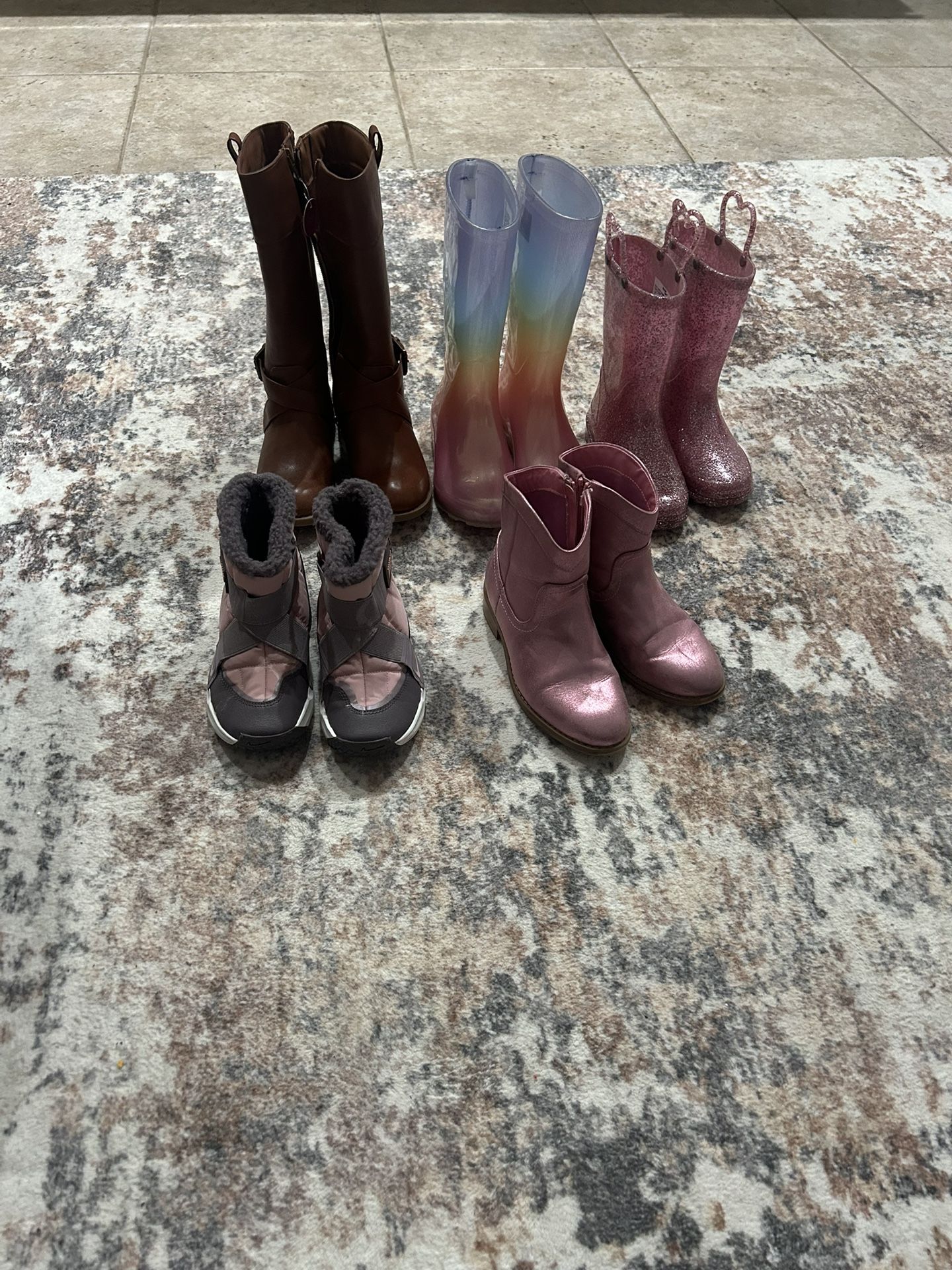 5 Girls boots for sale