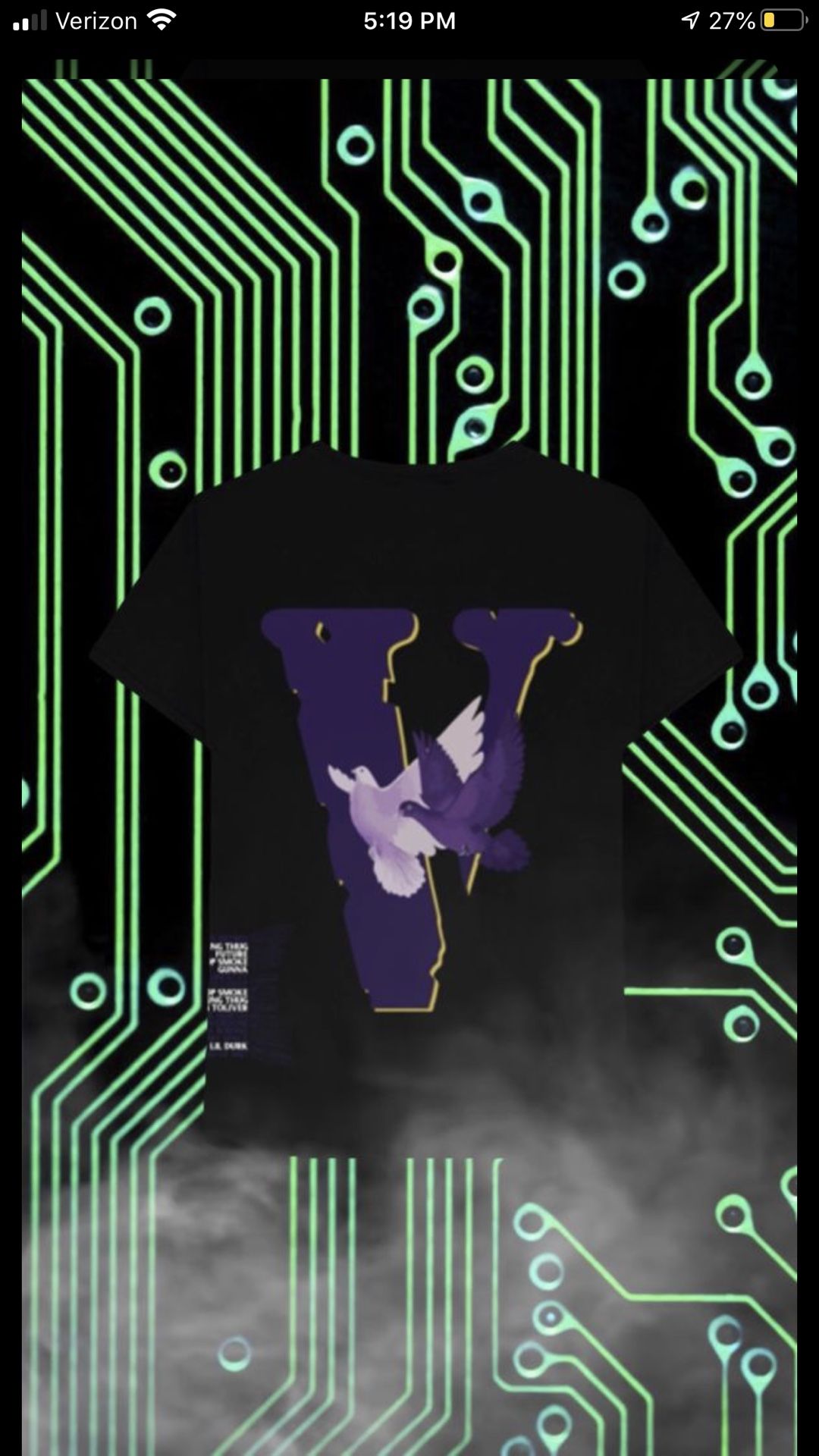 Vlone Kobe/Gigi drop, 2 doves sz.xl