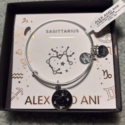 NWT Alex and Ani color infused Sagittarius bracelet