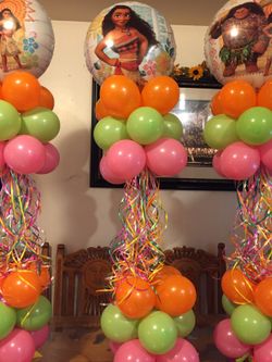 🌴🦎🌞Moana ballons 🦎🌴