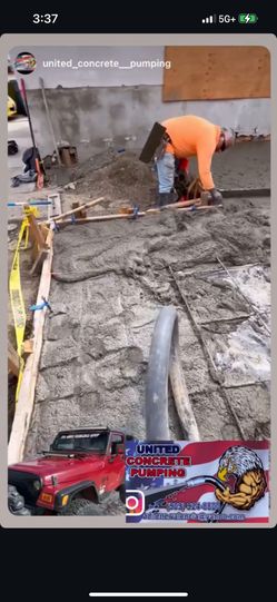 Concrete pumping