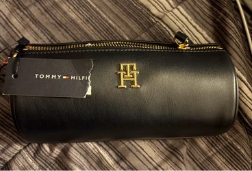Tommy Hilfiger Black Barrel Bag
