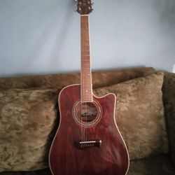 Olympia Acoustic Electric Guitar OD-11C TBR