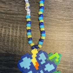 Flower Perler Necklace 