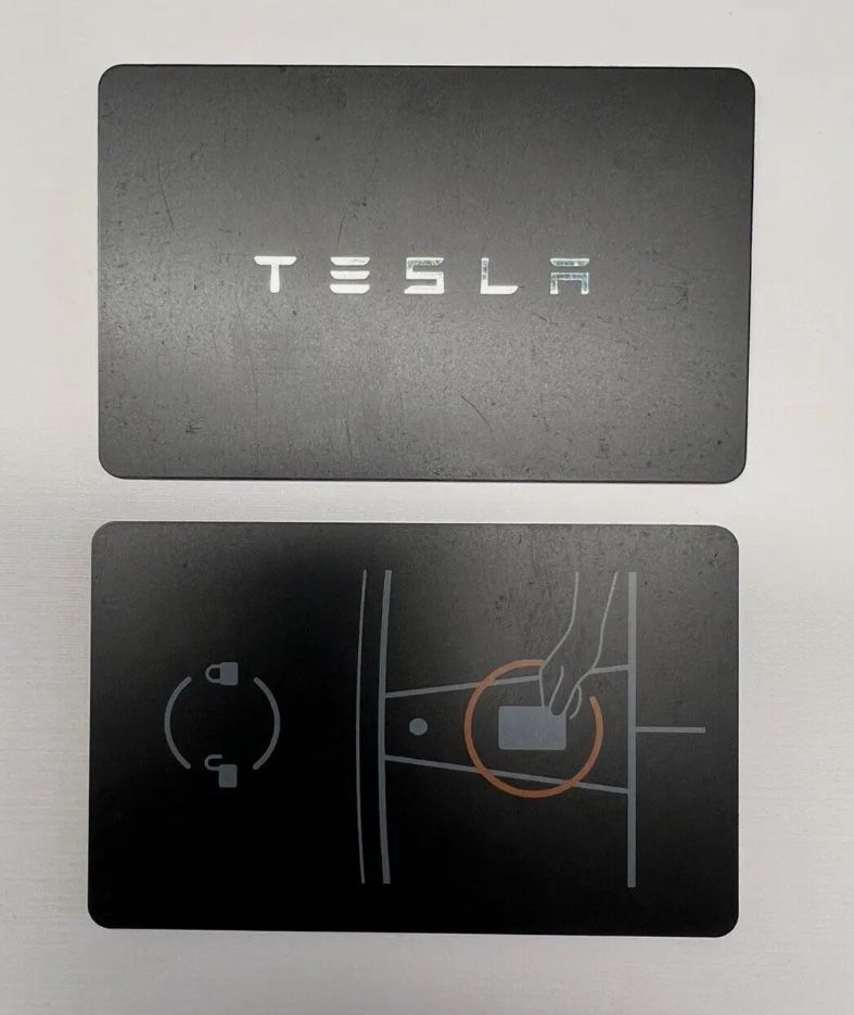 Tesla Card Key With Cover